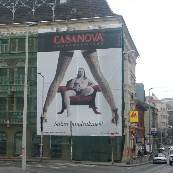 Casanova homlokzati molinó